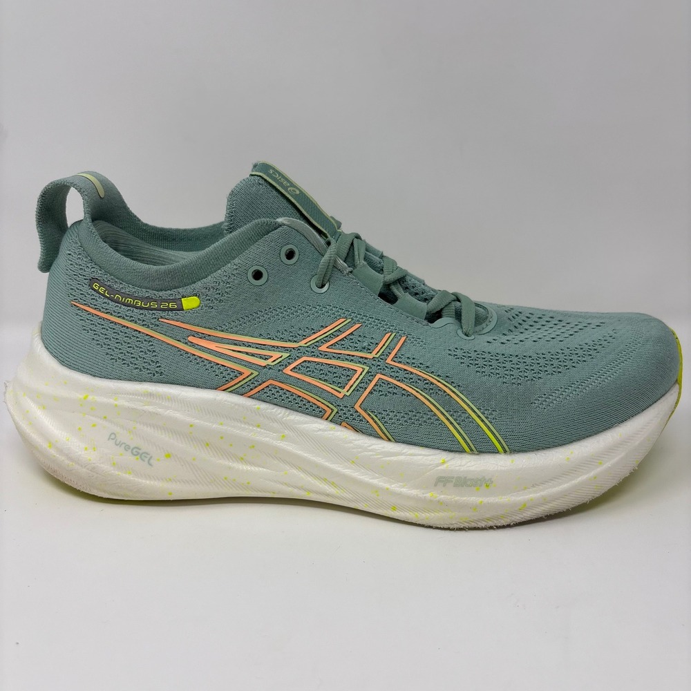 ASICS GEL-Nimbus 26 Women's Size 8.5 Mint Green Running Shoes (1012B601)